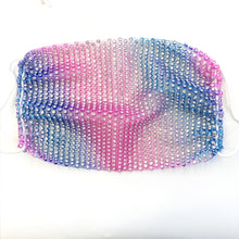 Load image into Gallery viewer, Rhinestone Mesh Mask