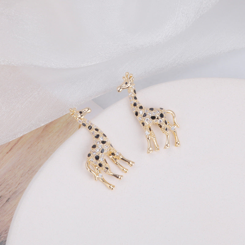 Earrings - Giraffe – Snowy Rosy display picture 1
