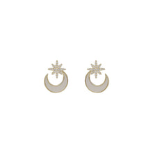 Load image into Gallery viewer, Earrings - Moon &amp; Star
